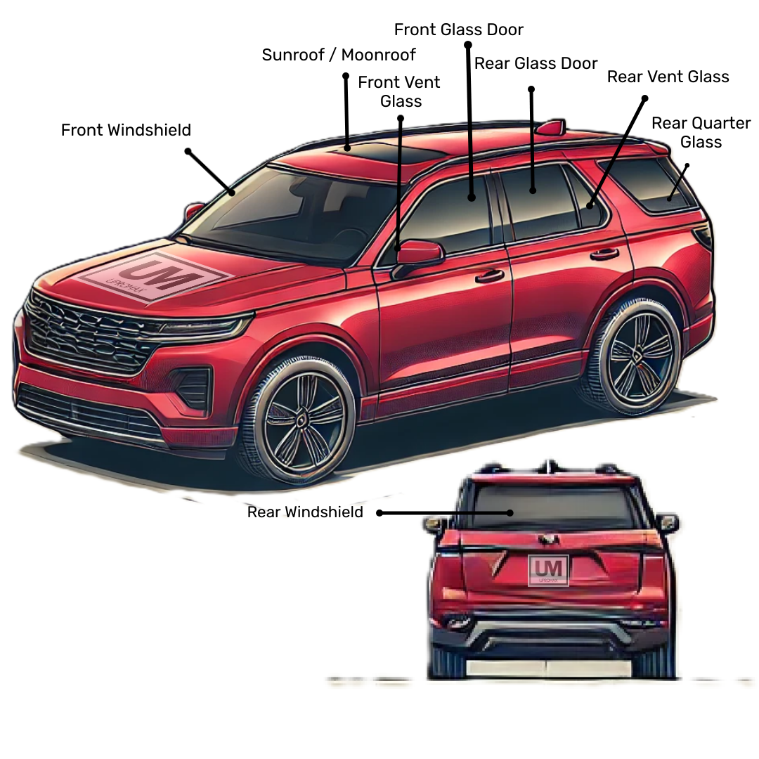 DIY Car Window Tint Avery NR Pro, US-Made, Nano Ceramic, Customize: 5%, 20%, 50%