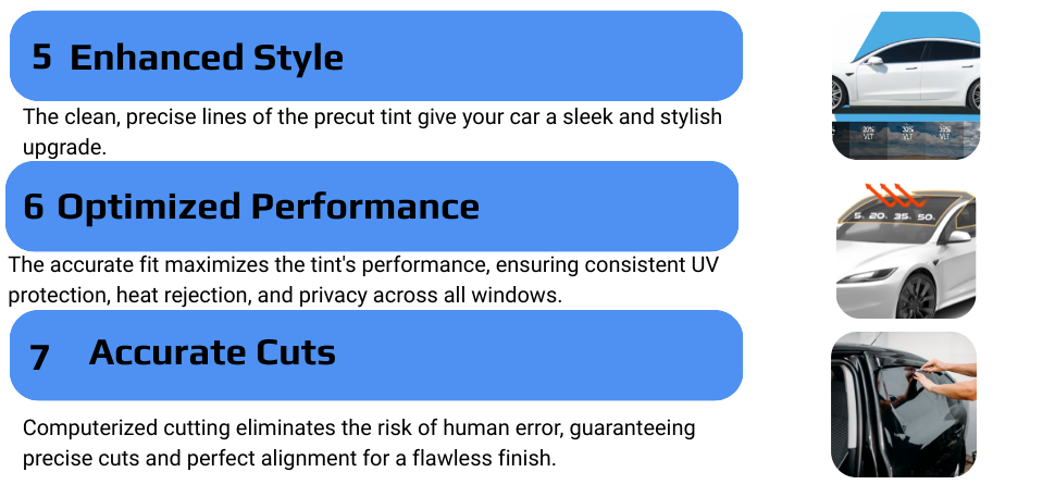 DIY Car Window Tint Avery NR Pro, US-Made, Nano Ceramic, Customize: 5%, 20%, 50%