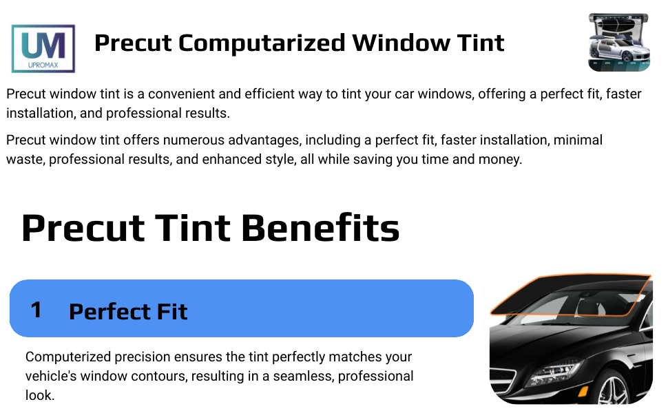 DIY Car Window Tint Avery NR Pro, US-Made, Nano Ceramic, Customize: 5%, 20%, 50%