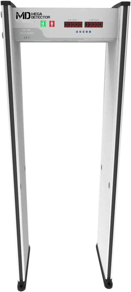 Detector de metales MegaDetector para puerta de paso MD50018Z de 18 zonas