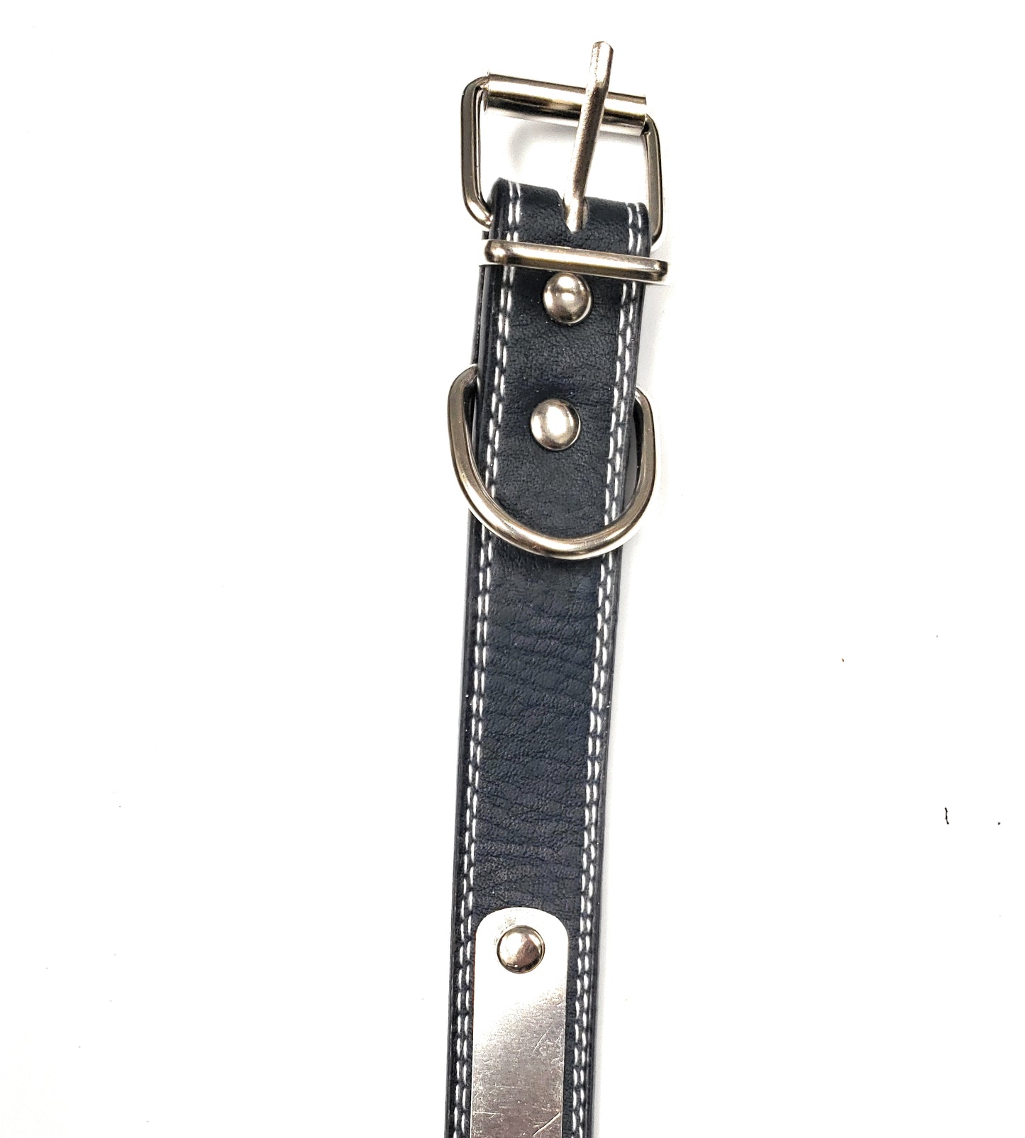 14-18 inch Leather Dog Collar for medium/large dogs. Available in Red, Black, Brown, and Blue. - UproMax