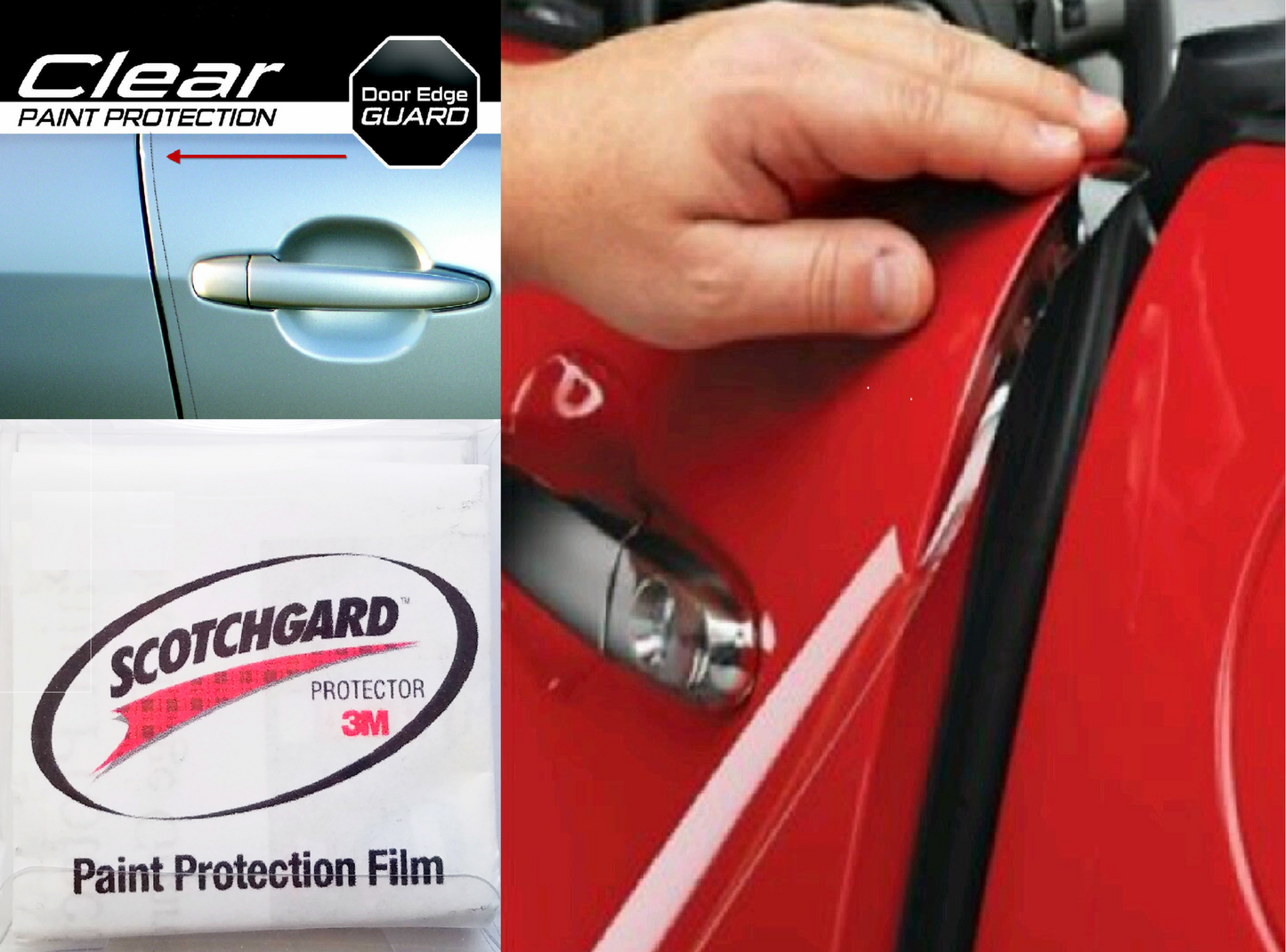 Door Edge Guard ScotchGard Scratch 3M Protection Film Clear Invisible Sport Car Truck New - UproMax