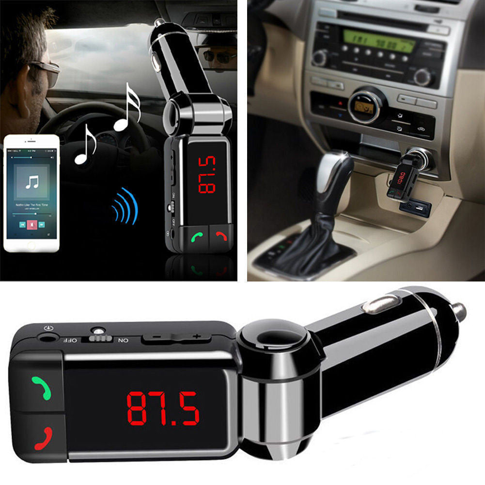 Bluetooth Car Truck LCD FM Transmitter MP3 MP4 USB Charger Handsfree Universal $ - UproMax