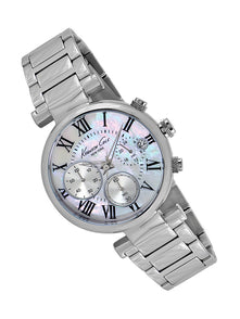 Ladies Kenneth Cole Kiskaya Chronograph Watch New York Women´S Wristwatch Analog Stainless Steel KC4971 - UproMax
