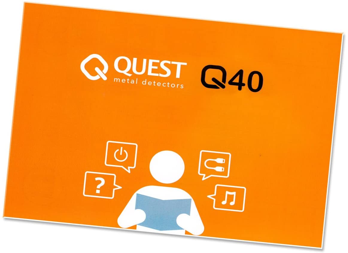Quest Q40 Metal Detector with 11x9 TurboD Waterproof Search Coil - UproMax