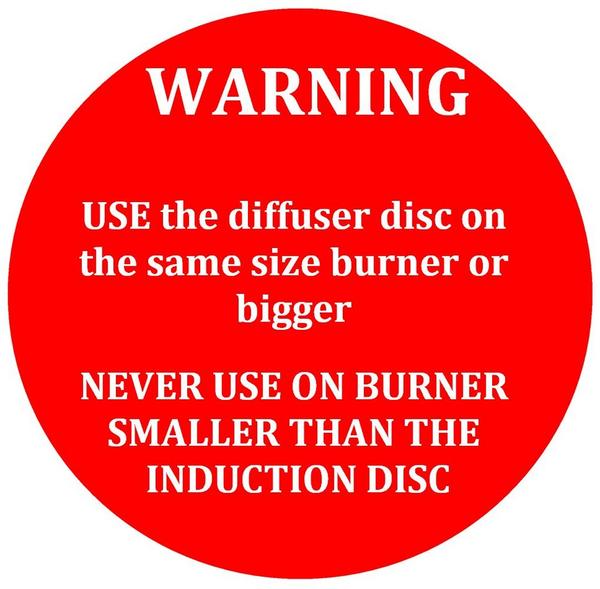 3pcs Combo 2 Induction Cooktop Diffuser and 1 Induction Converter Broil Disc Aluminum Steel Plate Cookware Kit 8,9,11" - UproMax