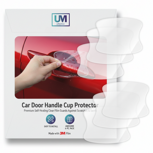 4 piezas Películas protectoras universales invisibles contra rayones para manijas de puertas de automóviles 