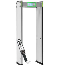 Walk-Through Metal Detector, 33/18/6 Zone Security Scanner with LED Display, Indoor/Outdoor Use, People Counter Cord (Advanced 33 Zones, 1)