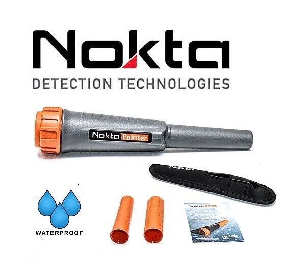 Nokta Pointer Waterproof Pinpointer Metal Detector FREE Holster & Tip Protectors