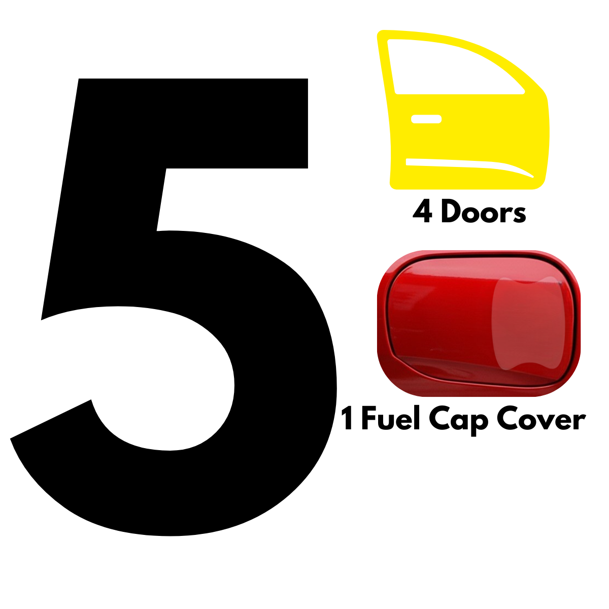 3M-Pack Car Door Handle Cup Protector Clear Film | Self-Healing Paint Protection Decal Anti Scratch Guard | Universal Fit Vehicles, SUV, Truck