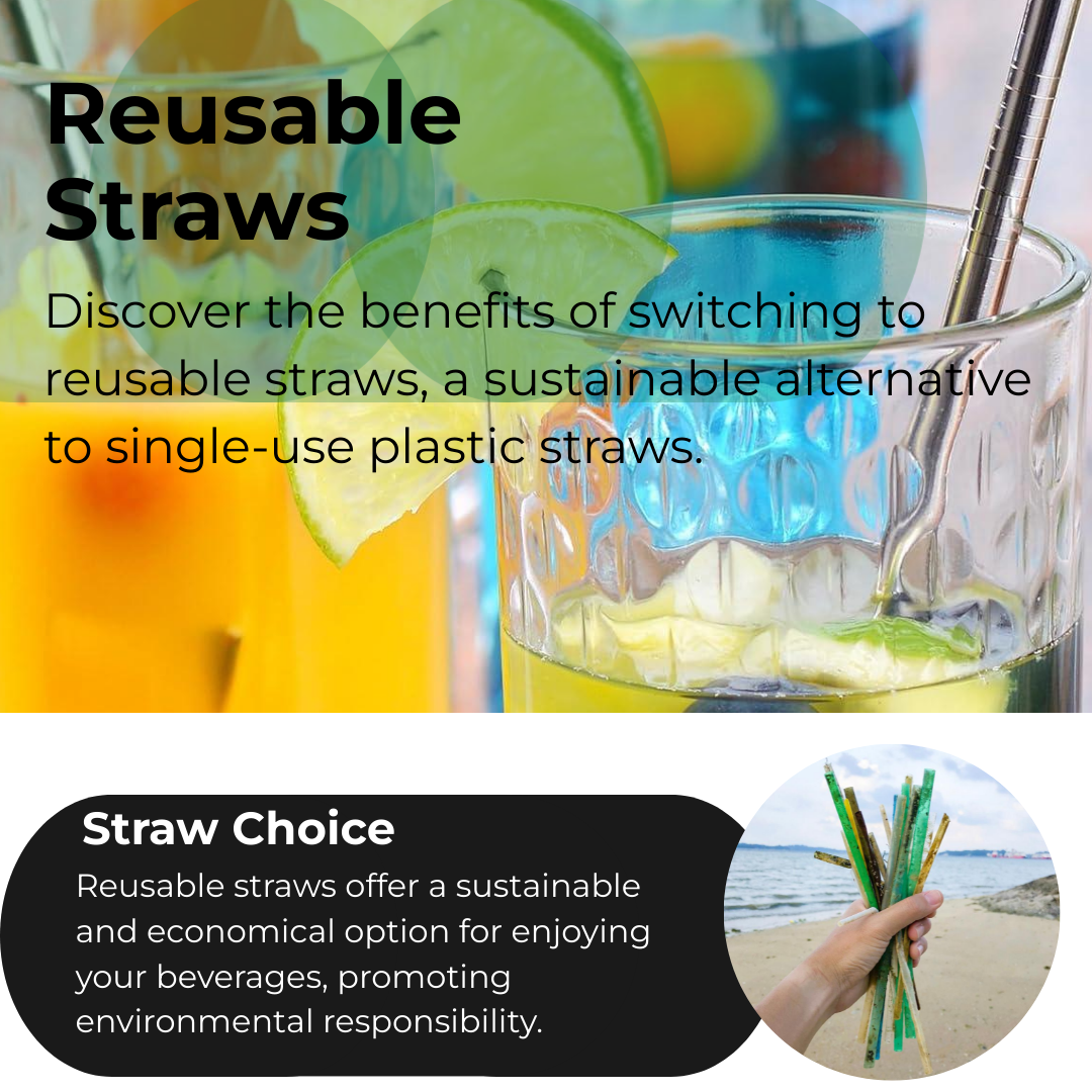 6 Pack Reusable Metal Straws, Stainless Steel, Long & Durable, Includes Bag & Cleaning Brushes,Easy to Clean, Perfect for 30oz, 20oz Tumblers