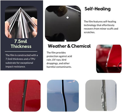 1 rollo de película protectora de pintura Scotchgard de 3 m, 0,4 pulgadas x 33 yardas, 100 pies, para bordes de puertas de automóviles, NUEVO