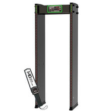 MegaDetector Walk-Through Metal Detector - 18 Zone Security Scanner for Concealed Weapons & Contraband - LED Display & People Counter, Indoor/Outdoor Checkpoint Gate for Schools, Events & Venues (Stan