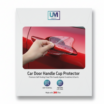 4 piezas Películas protectoras universales invisibles contra rayones para manijas de puertas de automóviles 