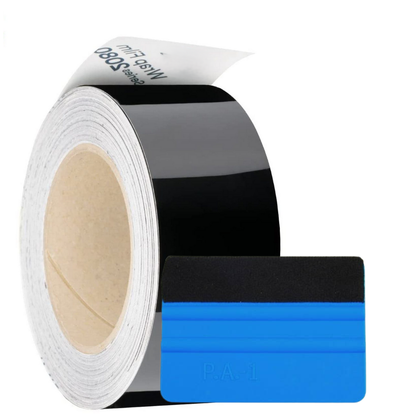 Kit de película de vinilo negro 3M serie 2080 1080 para eliminar el brillo negro del cromado y las molduras de las ventanas y las puertas, kit de herramientas gratuito