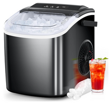 COWSAR Ice Maker Countertop, Portable Ice Machine with Self-Cleaning