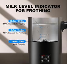 Electric Milk Frother, 4-in-1 Electric Milk Steamer,10 oz