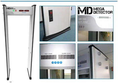 MegaDetector Walk-Through Metal Detector Door Frame MD50018Z of 18 Zones