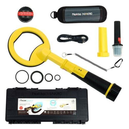 Nokta PulseDive Scuba Metal Detector & Pin Pointer 2-in-1 + CASE Yellow KIT NEW