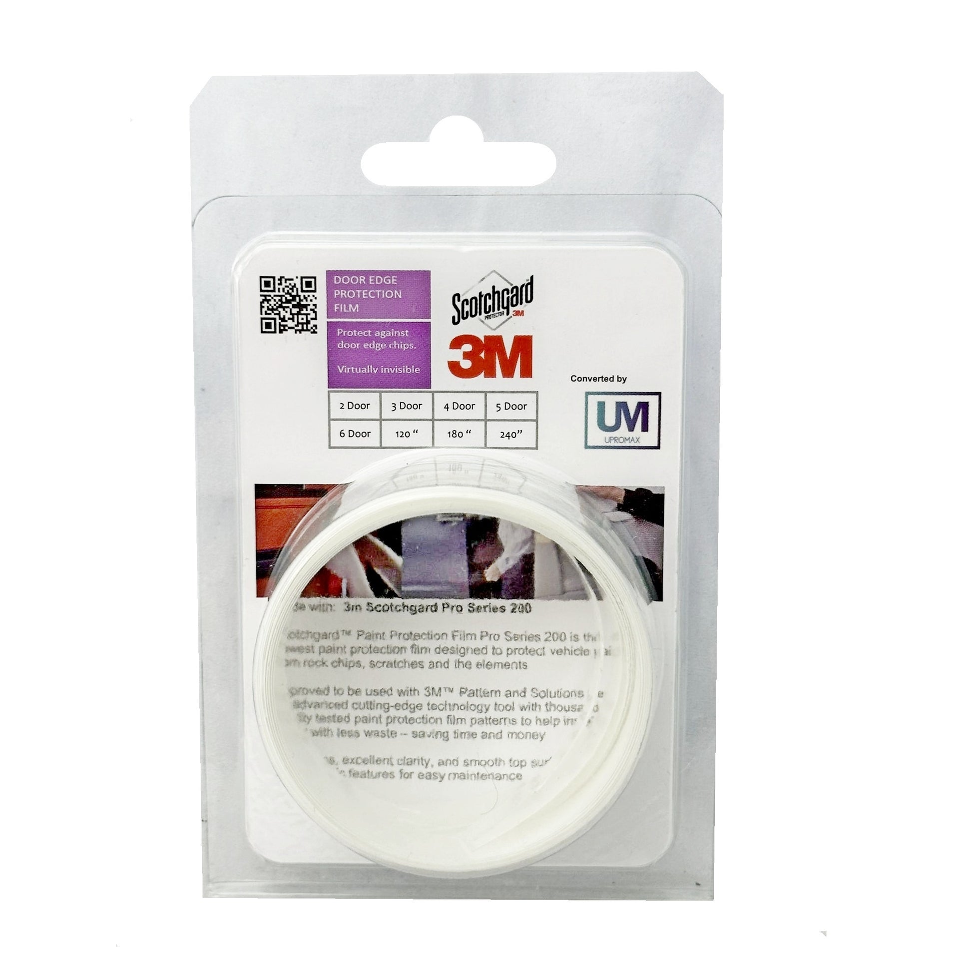 180 3M Scotchguard Clear Door Edge Sealer Paint Scratch Protection Guard  Film Bra Vinyl DIY Trim Stripe 0.5 Wide