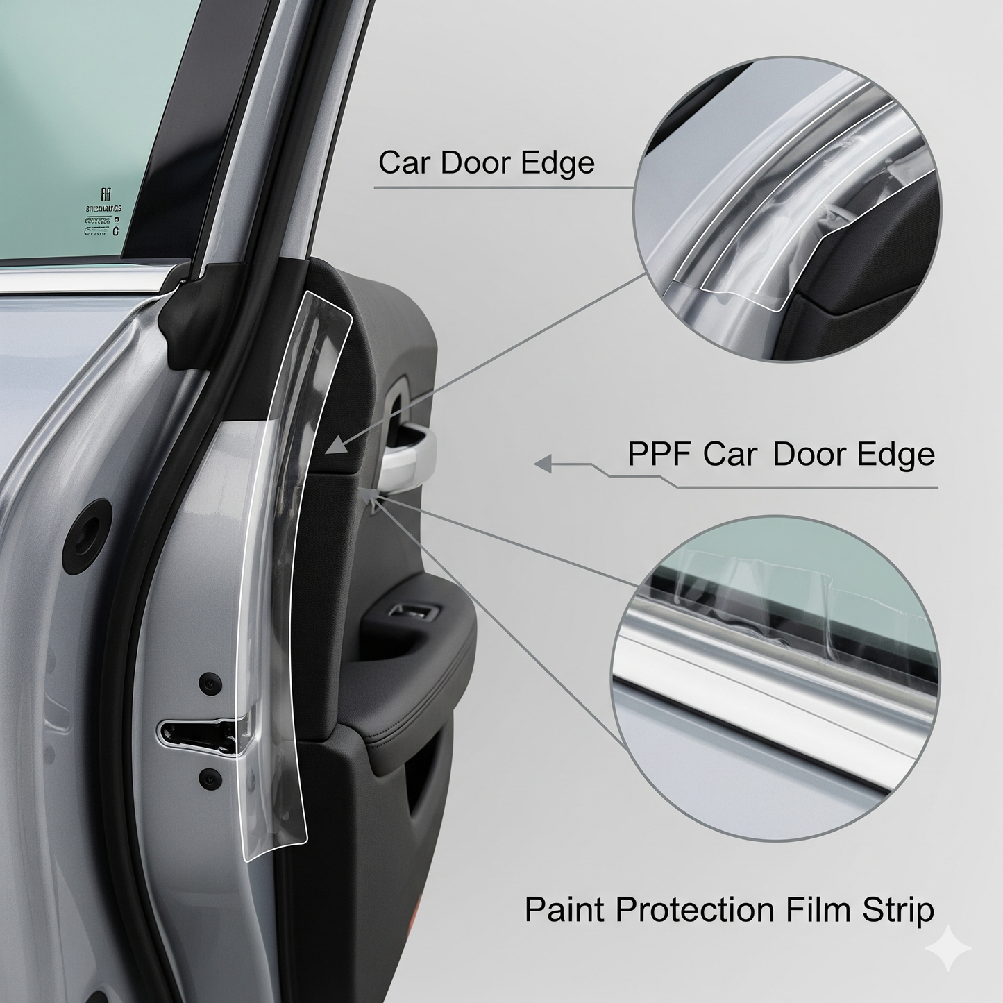 1 rollo de película protectora de pintura Scotchgard de 3 m, 0,4 pulgadas x 33 yardas, 100 pies, para bordes de puertas de automóviles, NUEVO