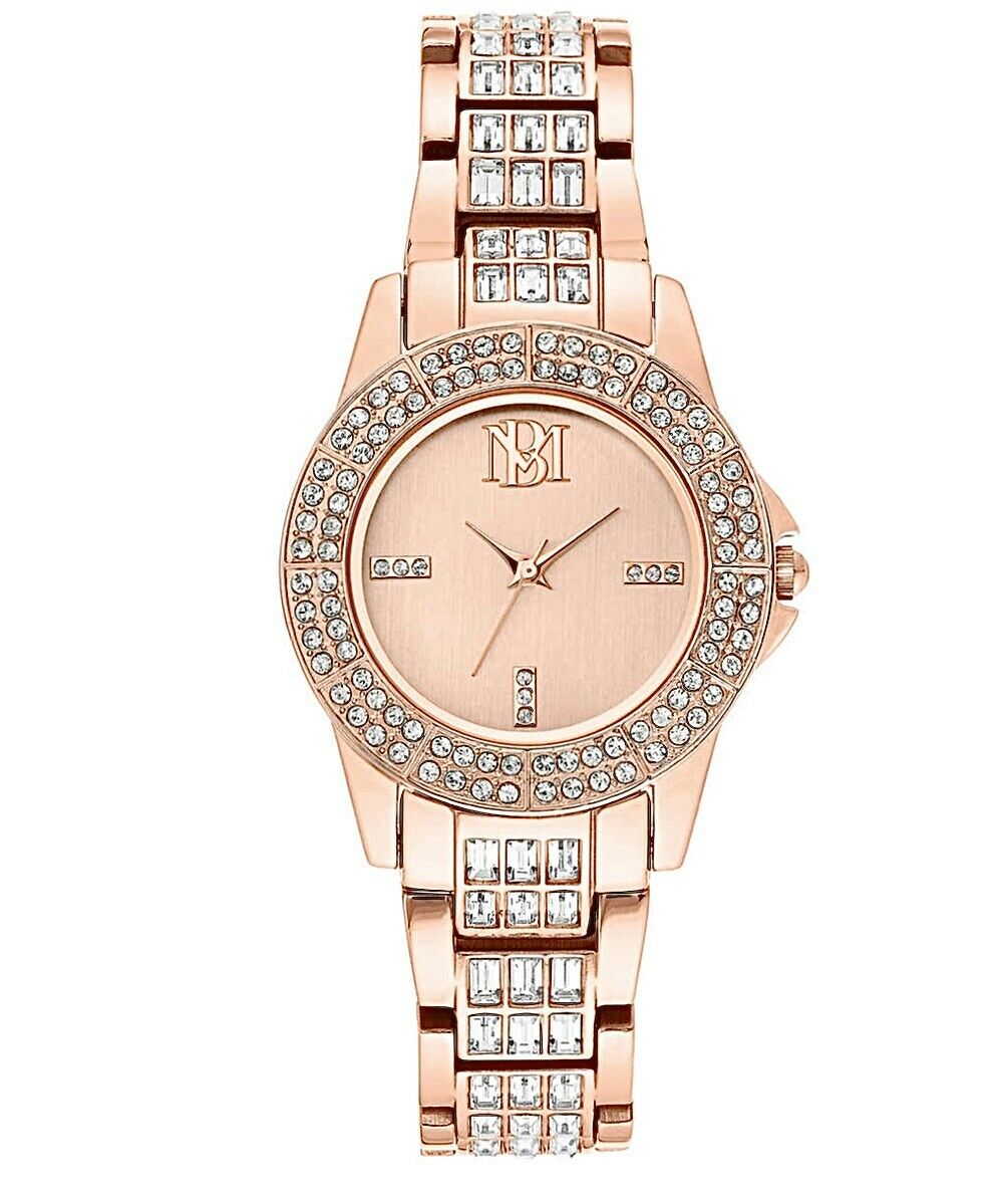 Badgley Mischka BA/1410RGRG Swarovski Crystal Accent Women’s Watch BRAND NEW ❤ - UproMax