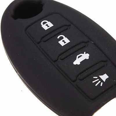 Remote Key Skin Case Shell Silicone Cover Nissan Sentra Altima Maxima 370Z Versa - UproMax