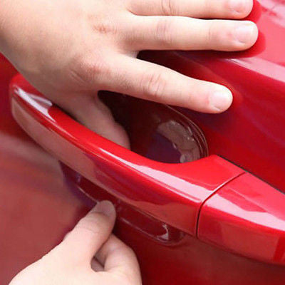 4 pcs Universal Invisible Car Door Handle Scratches Protective Protector Films