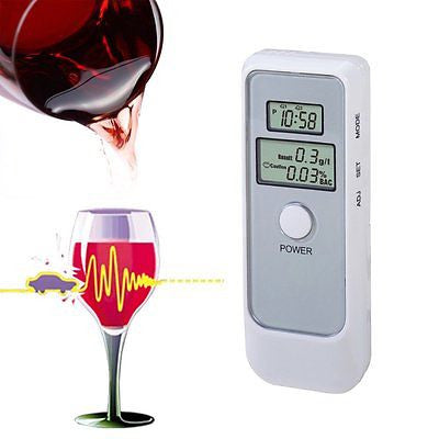 Digital Handheld Dual LCD Blood Alcohol Breath Tester Analyzer Detector - UproMax