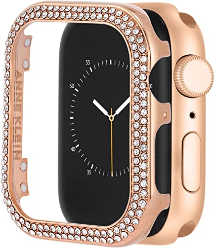 Anne Klein Crystal Bumper for Apple Watch Seamless Fit 40mm Rose Gold - UproMax