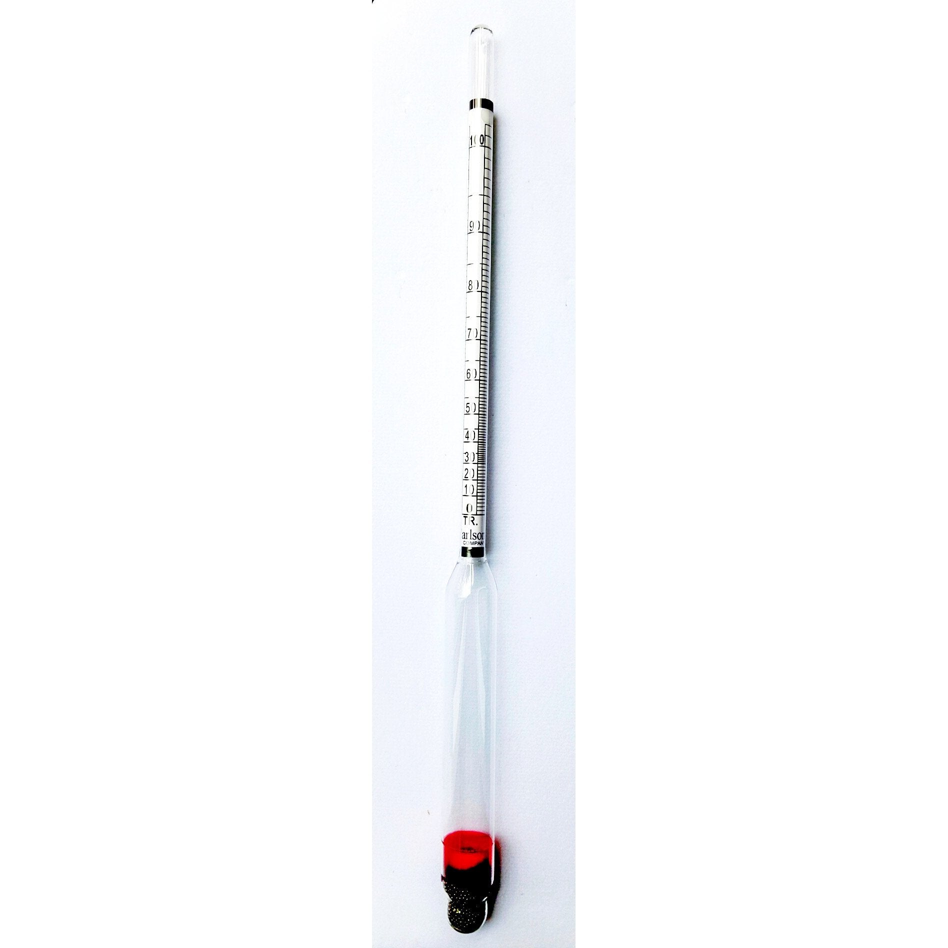 Proof & Tralle Hydrometer Alcohol Meter Distilling Test Spirit Scale 0-200% Case - UproMax