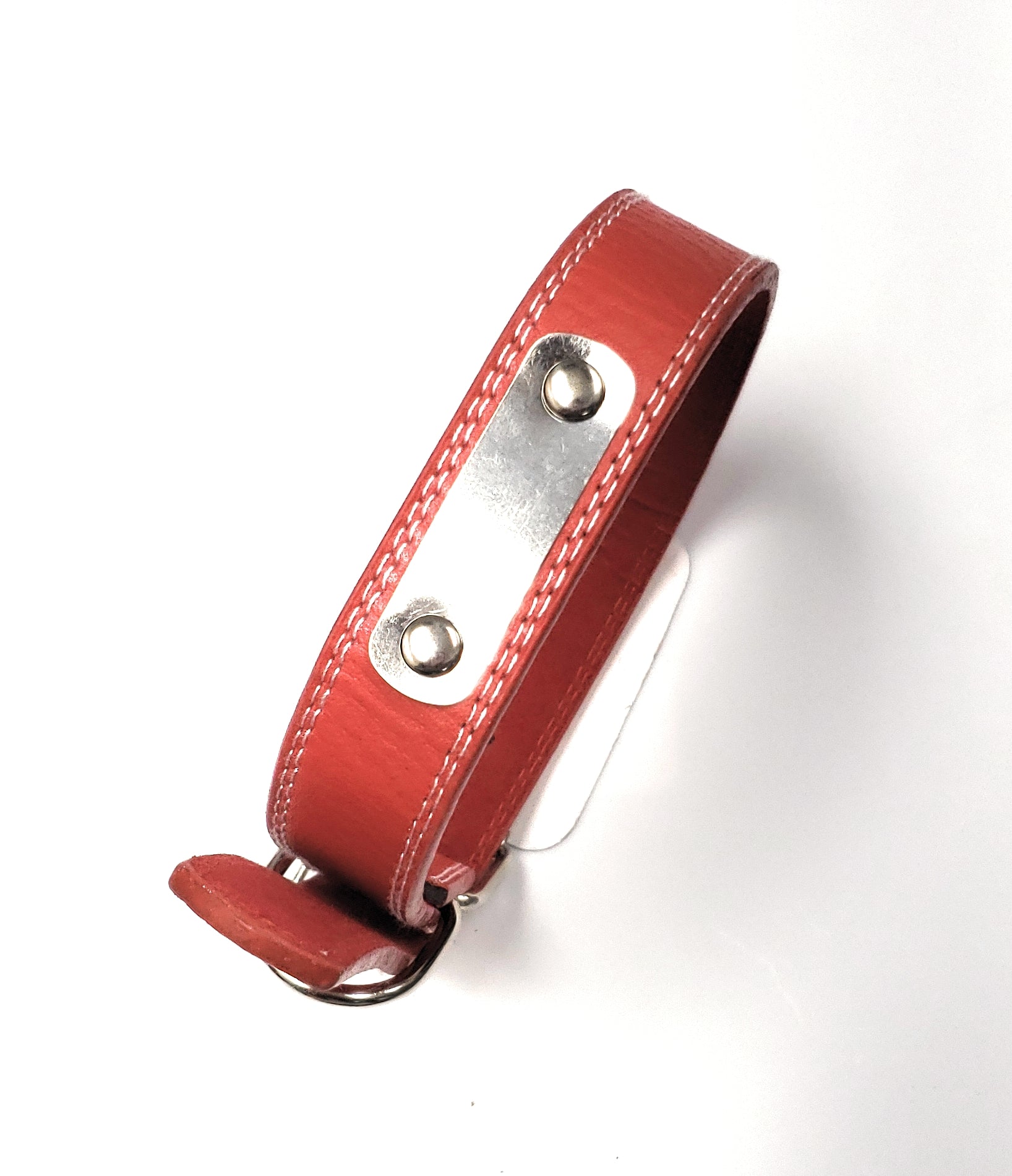 14-18 inch Leather Dog Collar for medium/large dogs. Available in Red, Black, Brown, and Blue. - UproMax