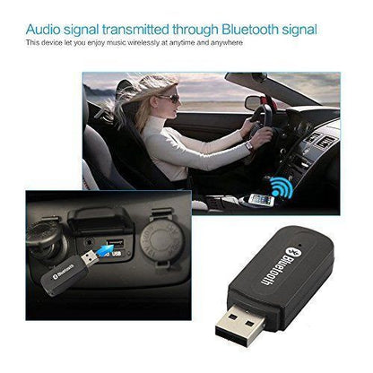 USB Bluetooth Music Stereo Wireless Audio Receiver Adapter for Home Car Speaker - UproMax