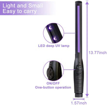 Upromax Fluorescent Tubes- Portable Fluorescent Tubes for Household Travel Office Hotel Car-Handheld Light (Black) (Black) - UproMax