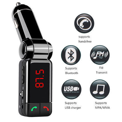Bluetooth Car Truck LCD FM Transmitter MP3 MP4 USB Charger Handsfree Universal $ - UproMax