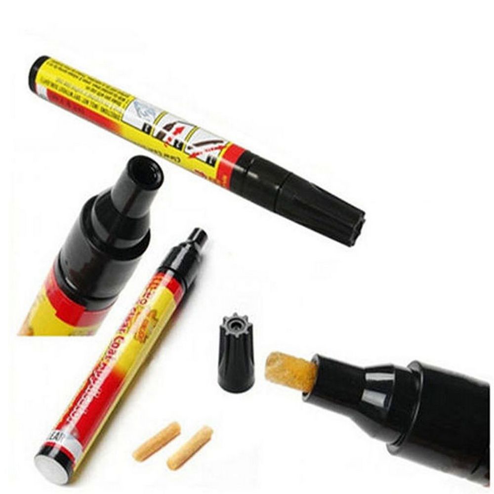 Pompotops 5ML Car Scratch Repair Remover Pen Colors Auto Car Coat Paint Pen  Up Scratch Clear Repair Remover Tool (Silver) 