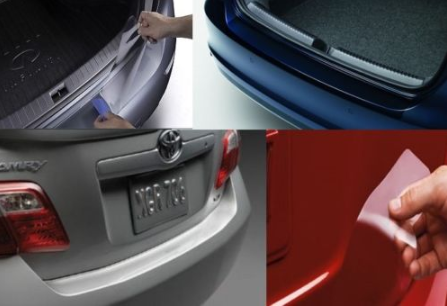 120 inches Rear Bumper Clear Stick-on Scratch Chip Protect Paint UV Film Guard Car Van - UproMax