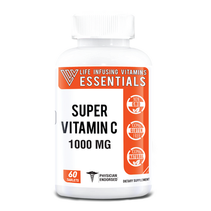 Super Vitamin C 1000 mg No Gluten No GMO Sodium Free - UproMax