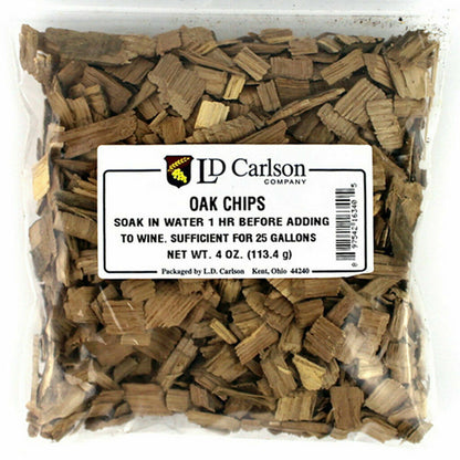 Oak Chips For Homebrew Wine Beer Spirit 4oz French Medium Toast Free Delivery ❤