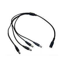 Cable Splitter 4 In 1 Adapter for CCTV DC Power 5.5 x 2.1mm 1 Female to 4 Male - UproMax