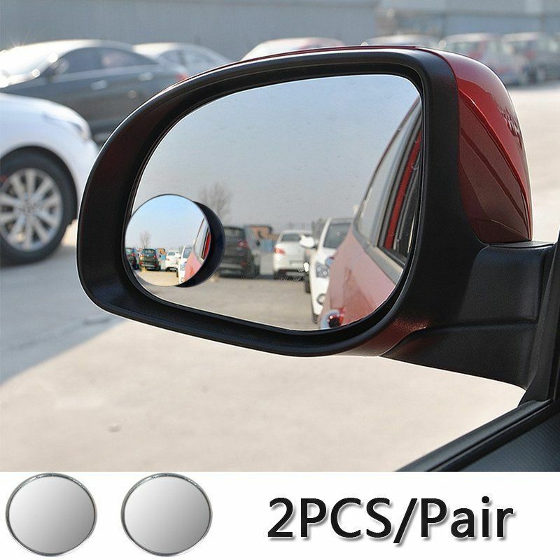 2 Pack Blind Spot Mirrors HD 2" Fixed Round Glass Blind Spot Mirror Rear View Mirror All Cars