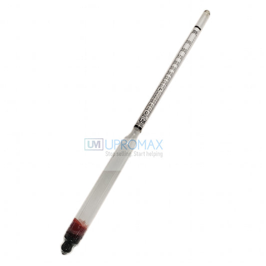 Upromax PROOF & TRALLE HYDROMETER ALCOHOL METER DISTILLING TEST SPIRIT SCALE 0-200% - UproMax