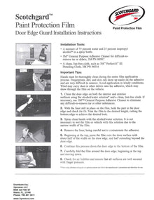 1 rollo de película protectora de pintura Scotchgard de 3 m, 0,4 pulgadas x 33 yardas, 100 pies, para bordes de puertas de automóviles, NUEVO