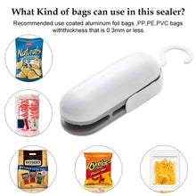Mini Portable Bag Sealer and Cutter, Handheld 2 in 1 for Plastic Bags Food Storage Snack Fresh Bag Sealer Reduce food waste. (Battery Not Included) - UproMax