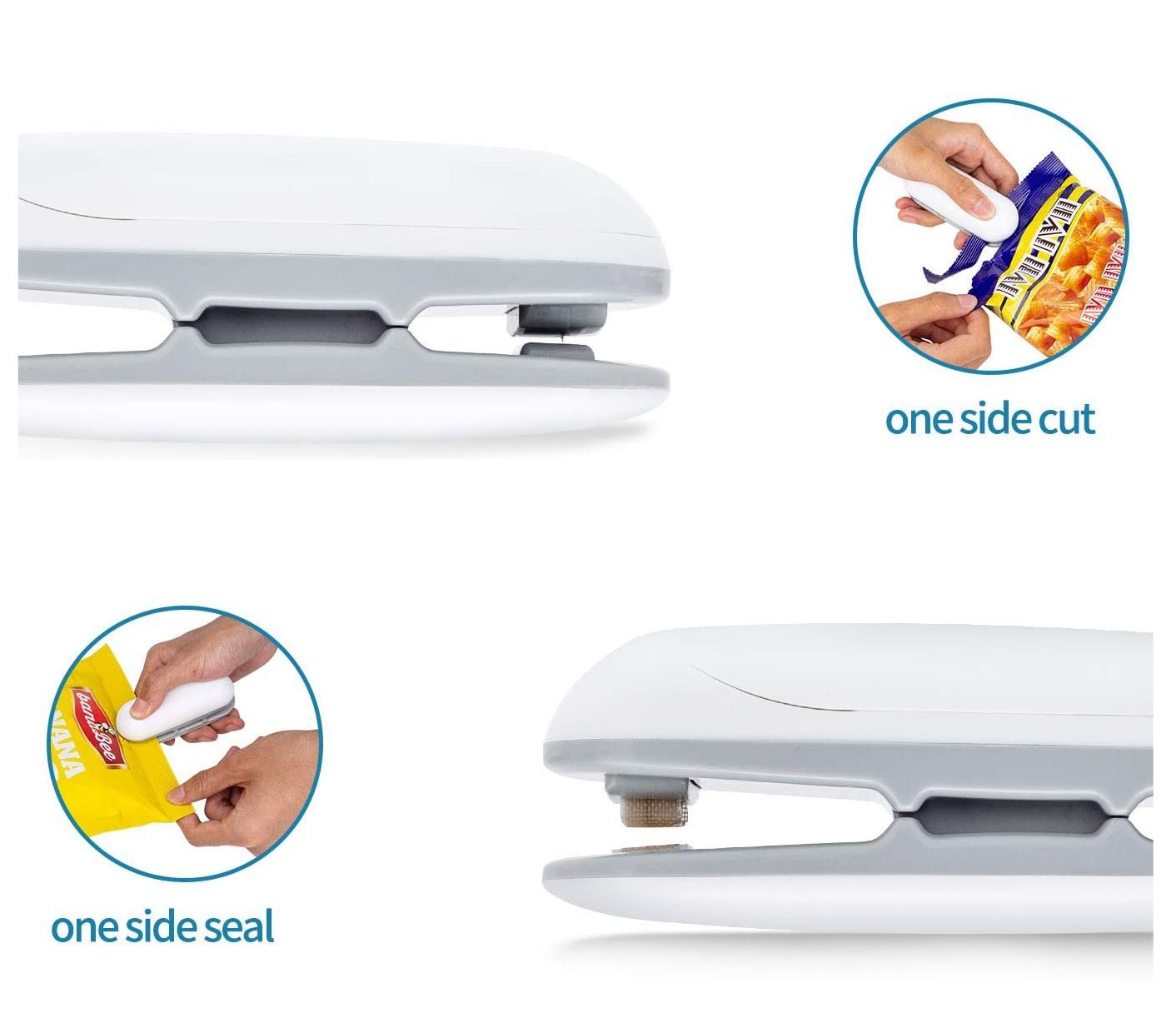 2 x Mini Bag Sealer, Pack Portable Heat Vacuum Sealers Plastic Sealer, –  UproMax