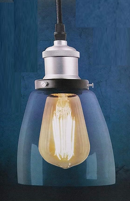 Led VIntage Pendant Dimmeable Vintage Pendant Brushed Nickel Clear Glass (40W Replacement) 6W - UproMax